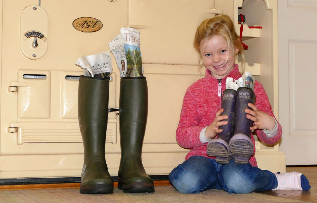 ​How to dry out your wet wellies