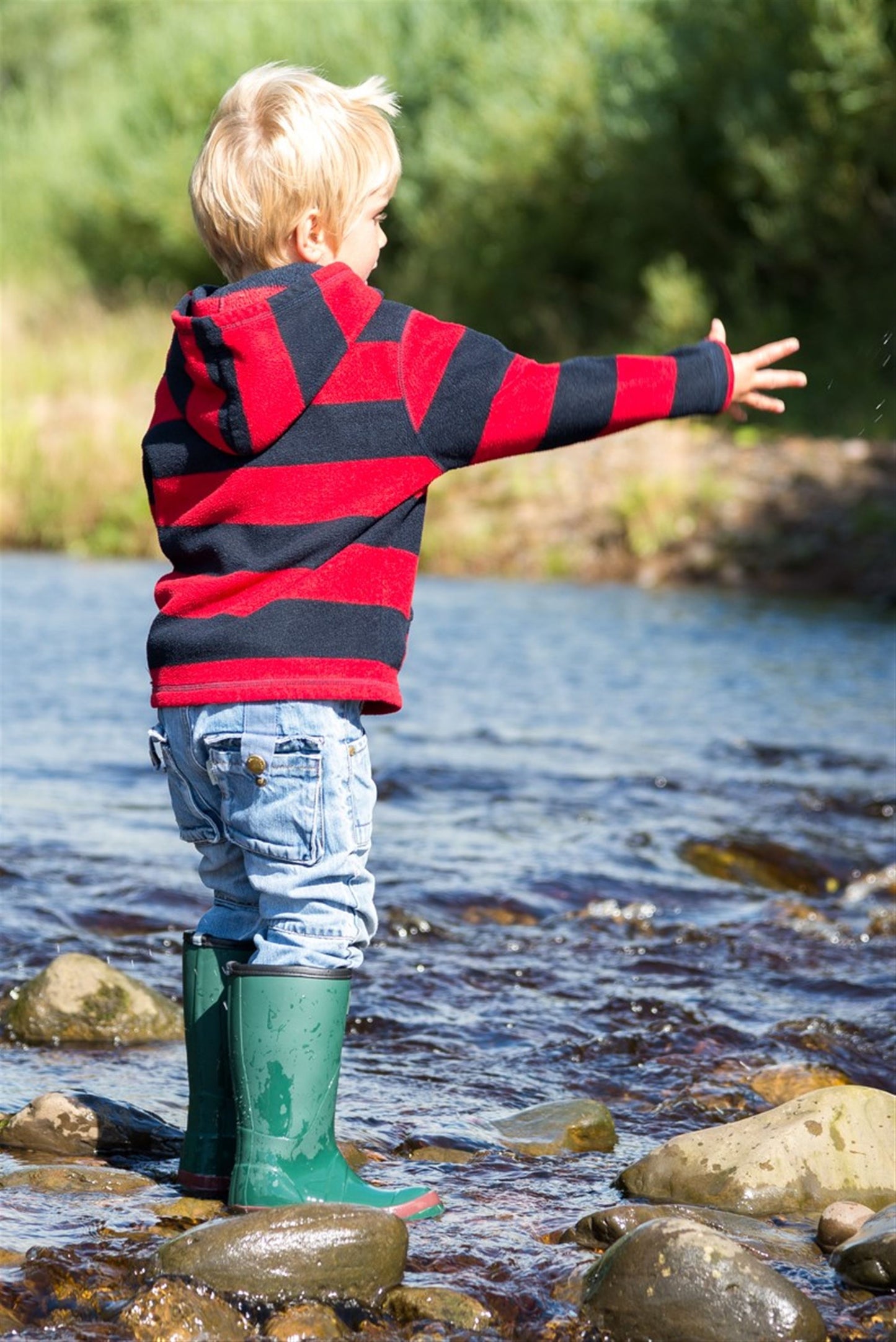 Green Infant Warm Wellies (Sizes 9-13)