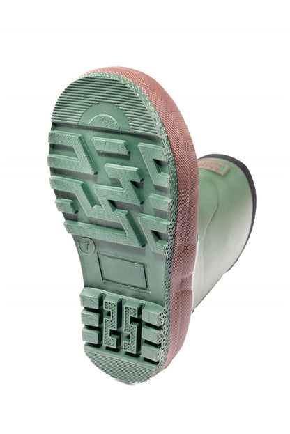 Green Toddler Warm Wellies (Sizes 6-8)