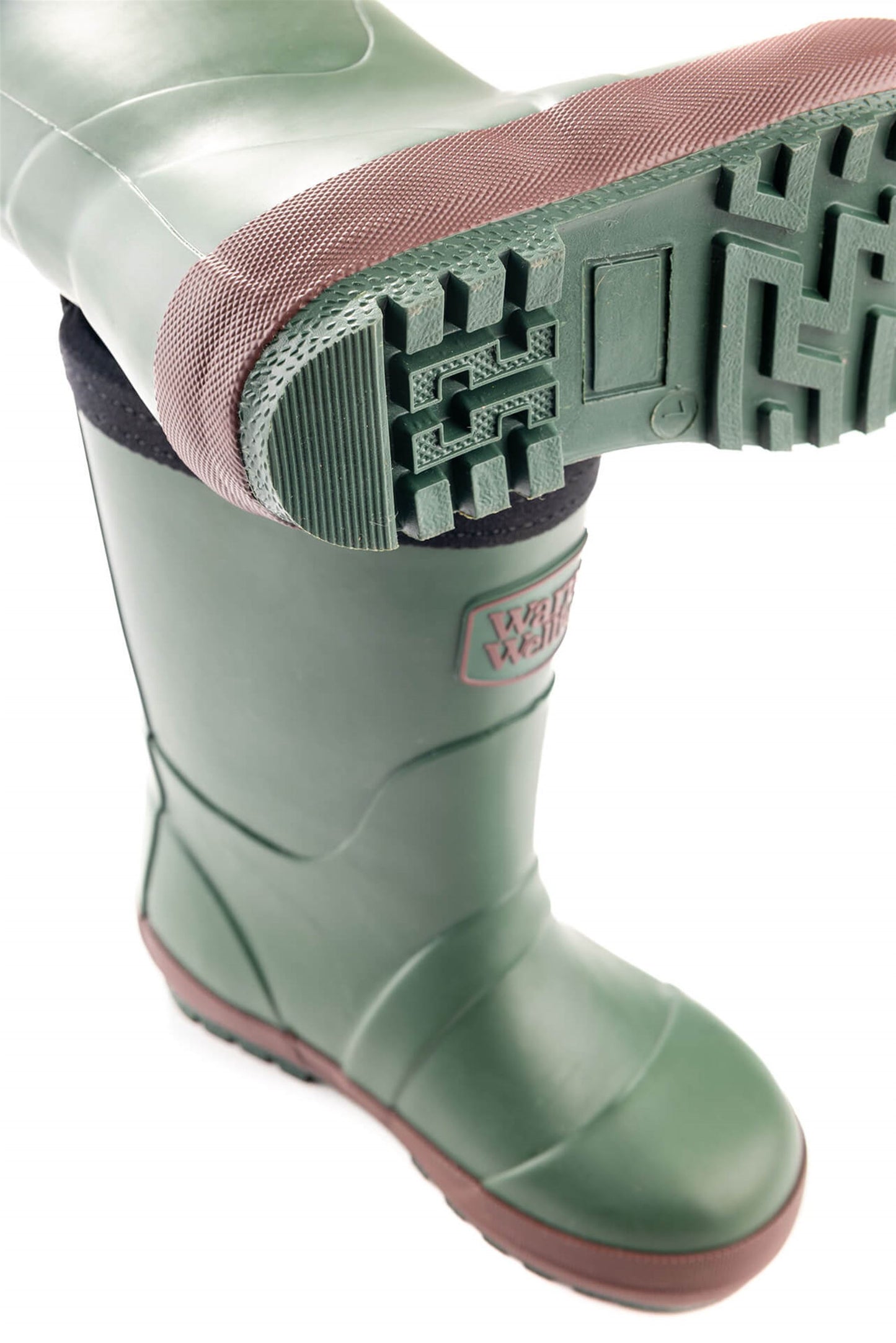 Green Toddler Warm Wellies (Sizes 6-8)