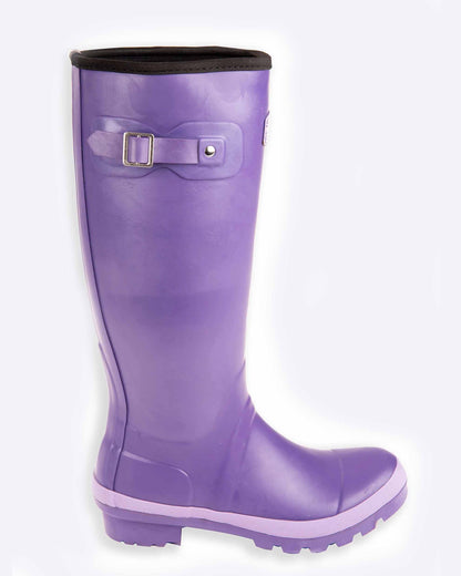 Purple Adult Neoprene Lined Field Warm Wellies