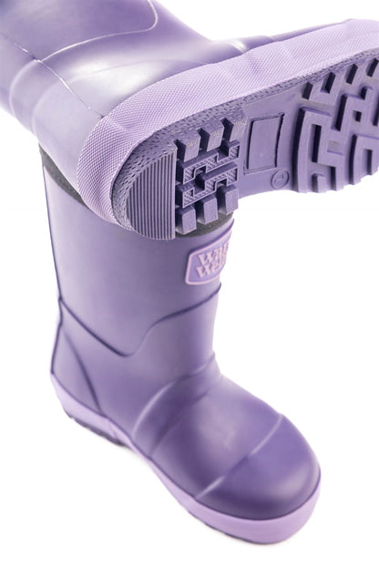 Purple Toddler Warm Wellies  (Sizes 6-8)
