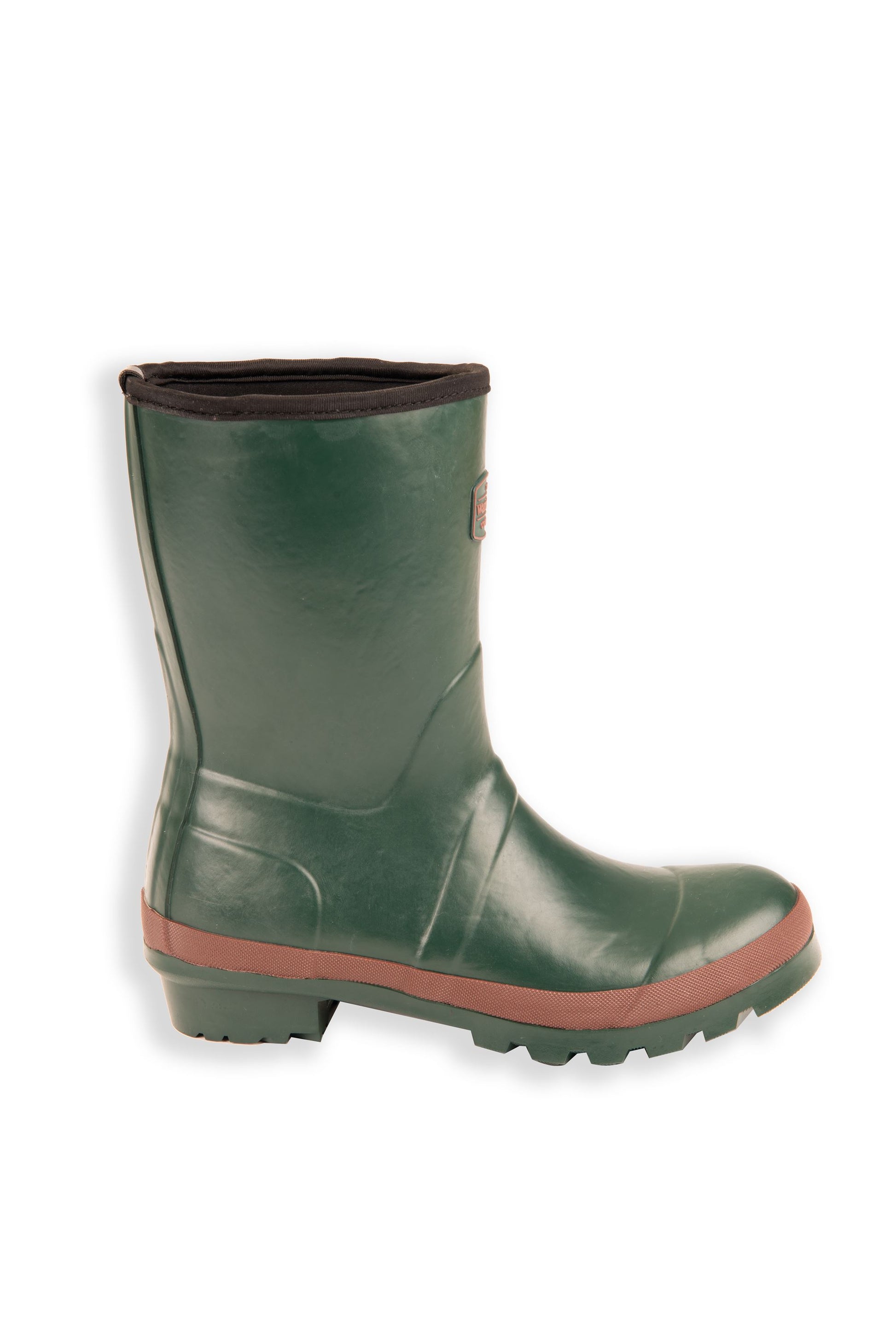 Green Adults Short Warm Wellies