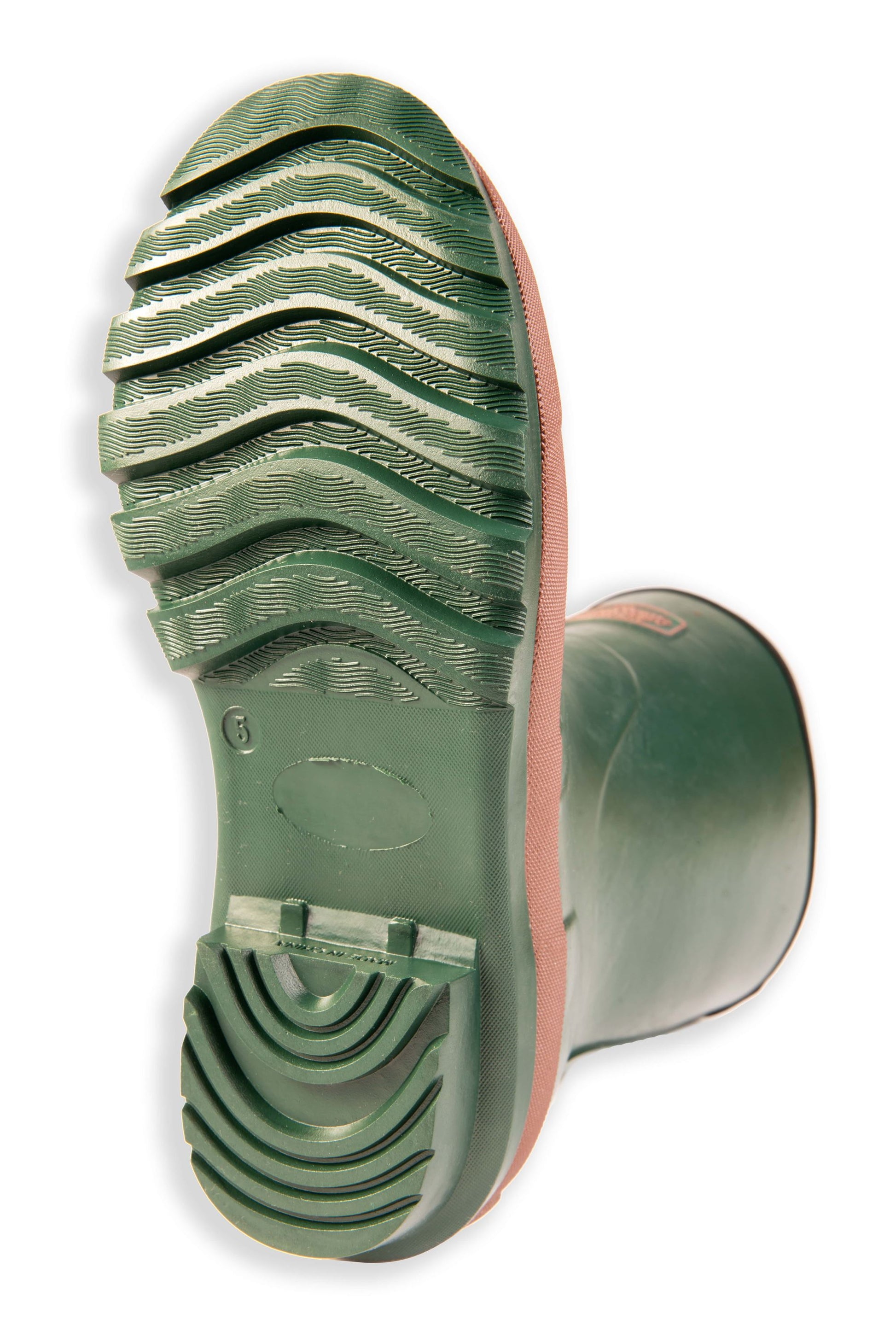 Green Adults Short Warm Wellies