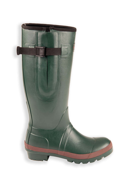 Green Adult Wide Warm Wellies