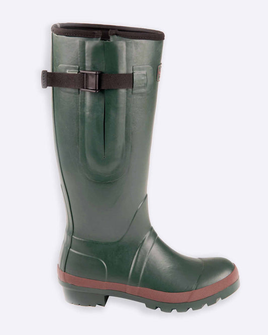 Green Adult Wide Warm Wellies