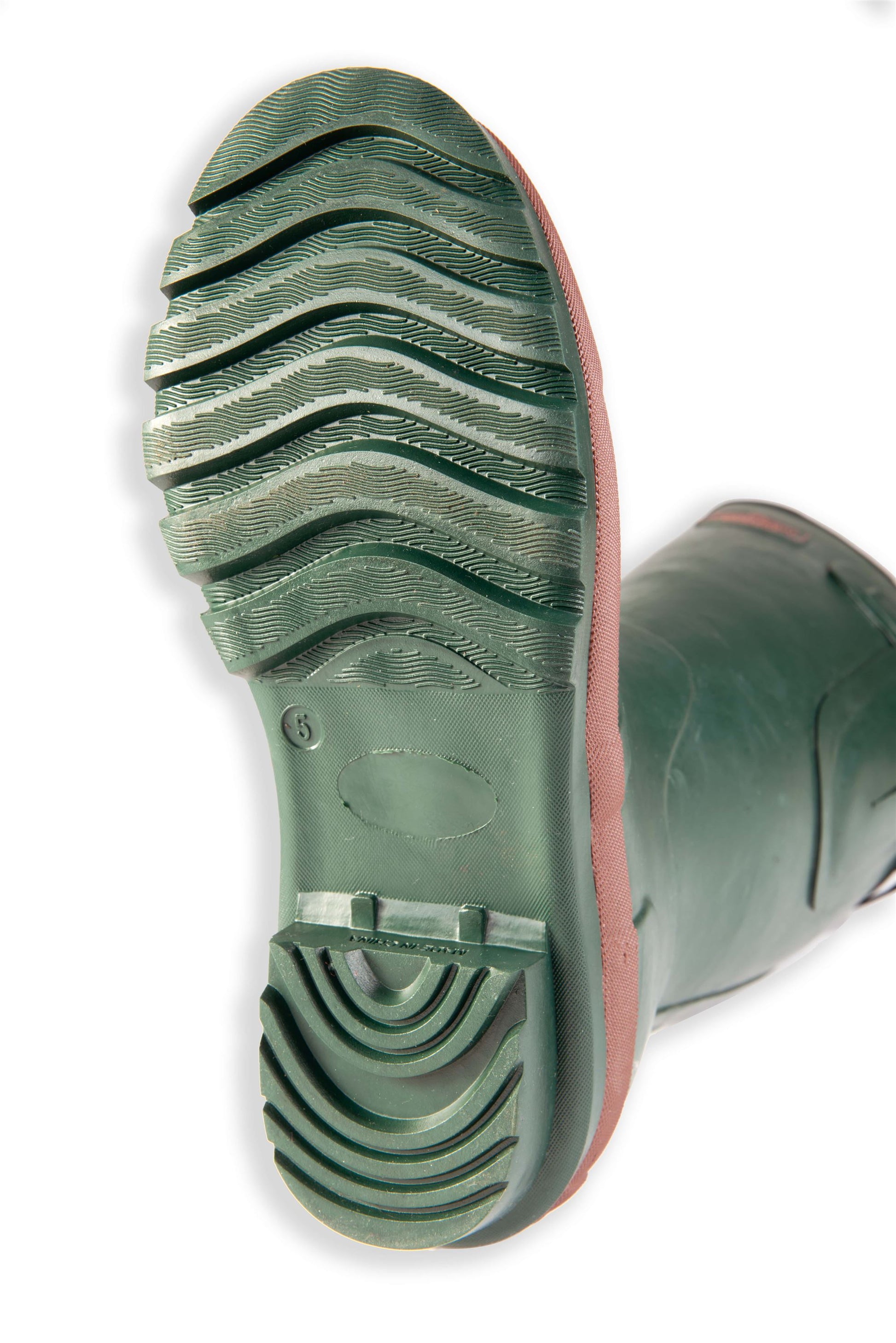 Green Adult Wide Warm Wellies