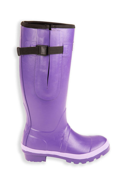 Purple Adults Wide Warm Wellies