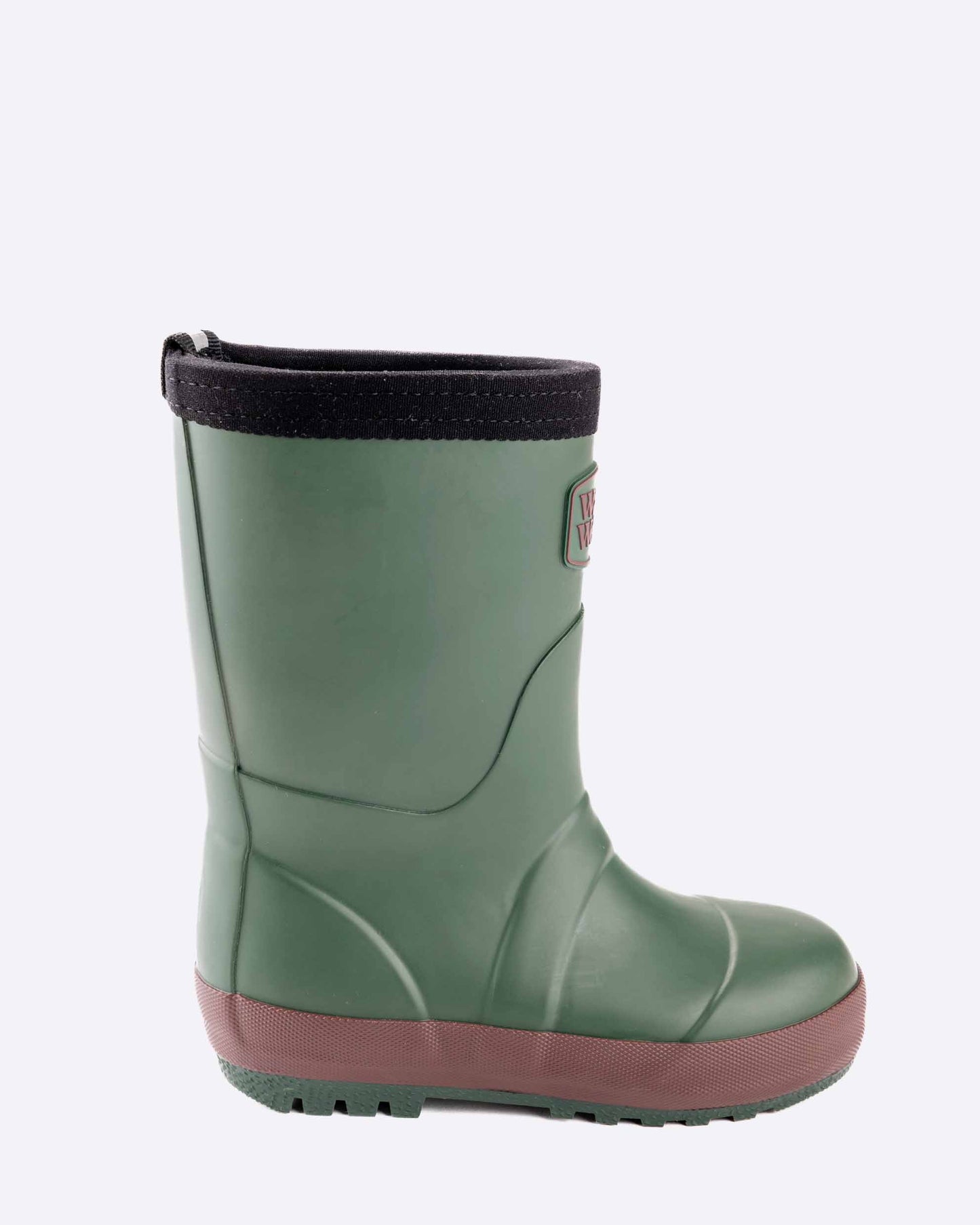 Green Toddler Warm Wellies (Sizes 6-8)