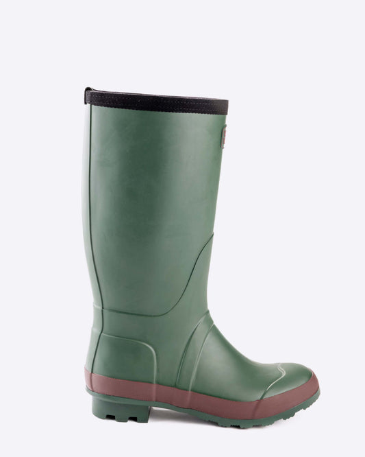 Green Junior Warm Wellies (Sizes 1-5)