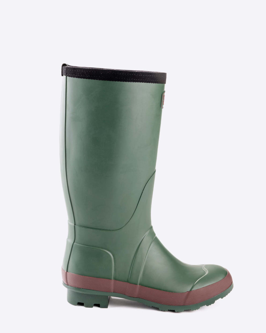 Green Junior Warm Wellies (Sizes 1-5)