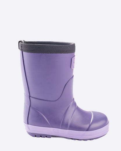 Purple Toddler Warm Wellies  (Sizes 6-8)