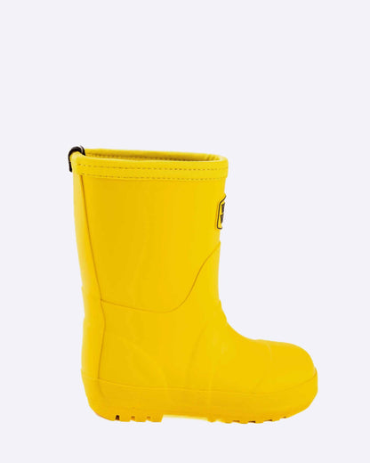 Yellow Toddler Warm Wellies  (Sizes 6-8)