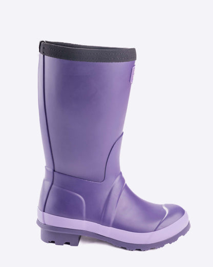 Purple Infant Warm Wellies (Sizes 9-13)