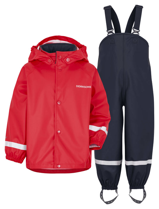Didrikson Slaskeman Classic Kids Set - Red