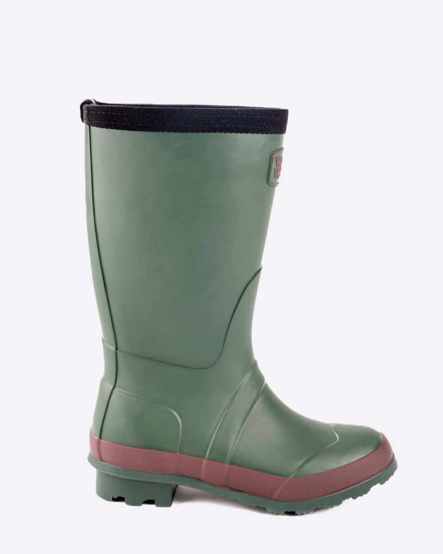 Green Infant Warm Wellies (Sizes 9-13)