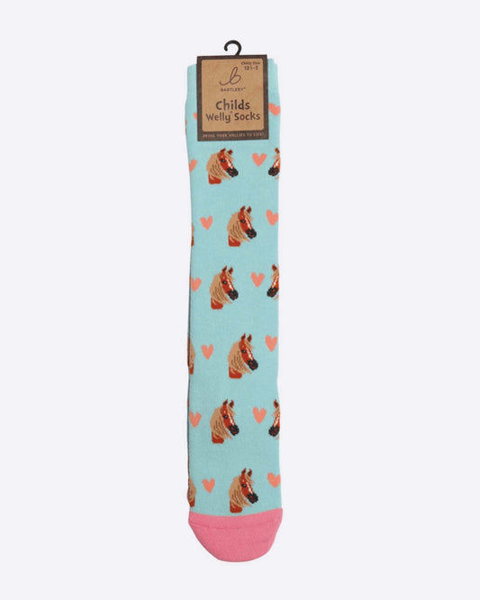 Childs Welly Socks - Horse Love