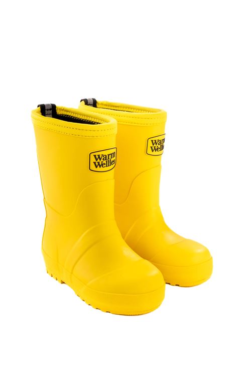 Yellow Toddler Warm Wellies  (Sizes 6-8)